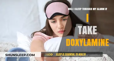 Doxylamine: Will I Oversleep or Wake Up?