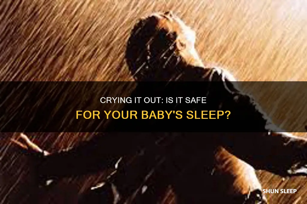 will it hurt my baby to cry himself to sleep