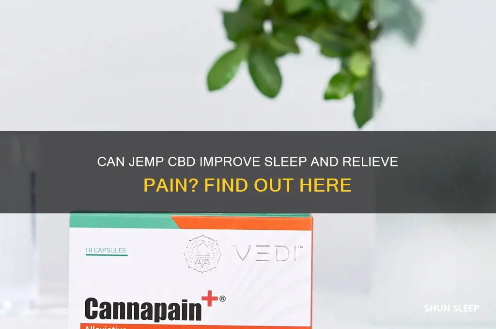 will jemp cbd help with sleep and pain
