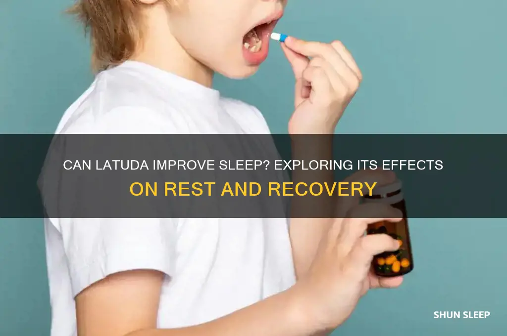 will latuda help me sleep