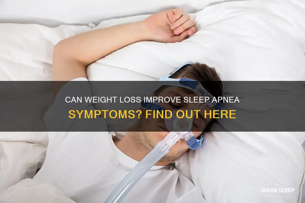 will losing weight help my sleep apnea