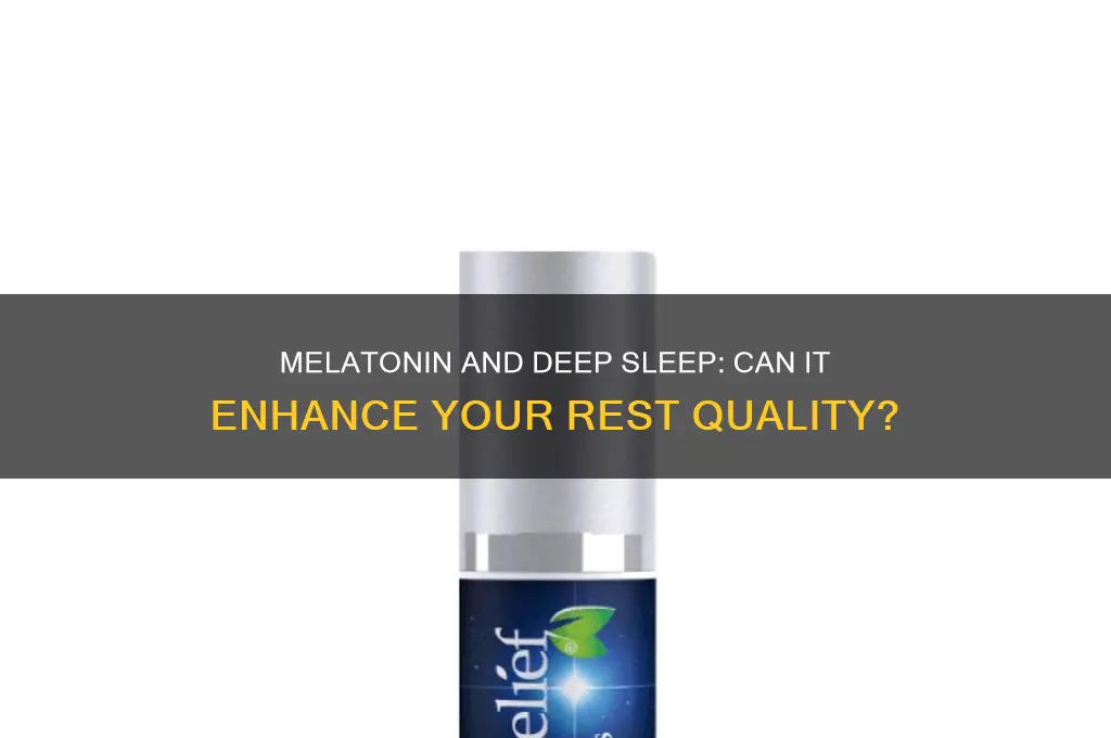 will melatonin help me get deep sleep