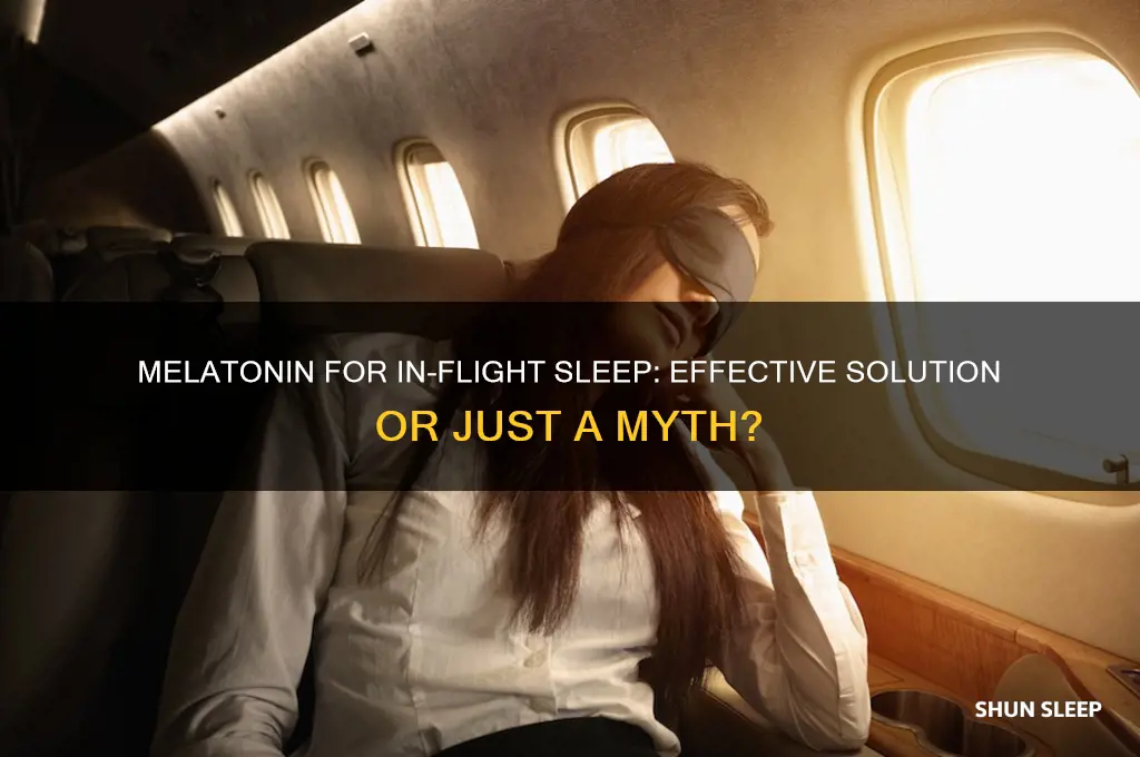 will melatonin help me sleep on a plane