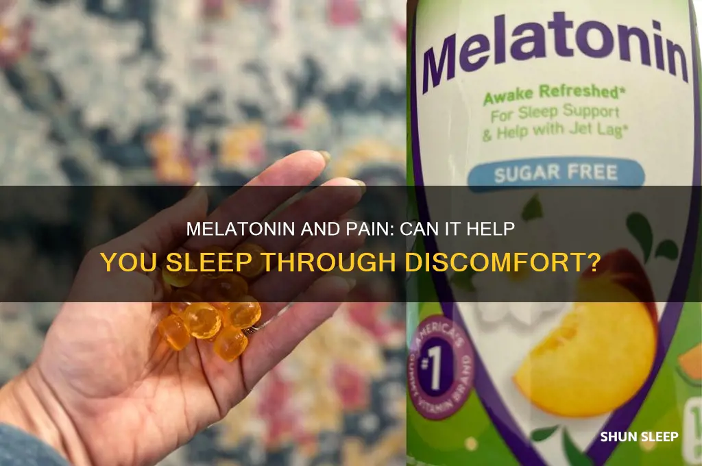 will melatonin help me sleep through pain