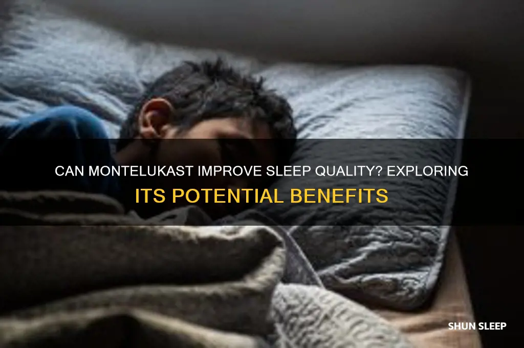 will montelukast help me sleep