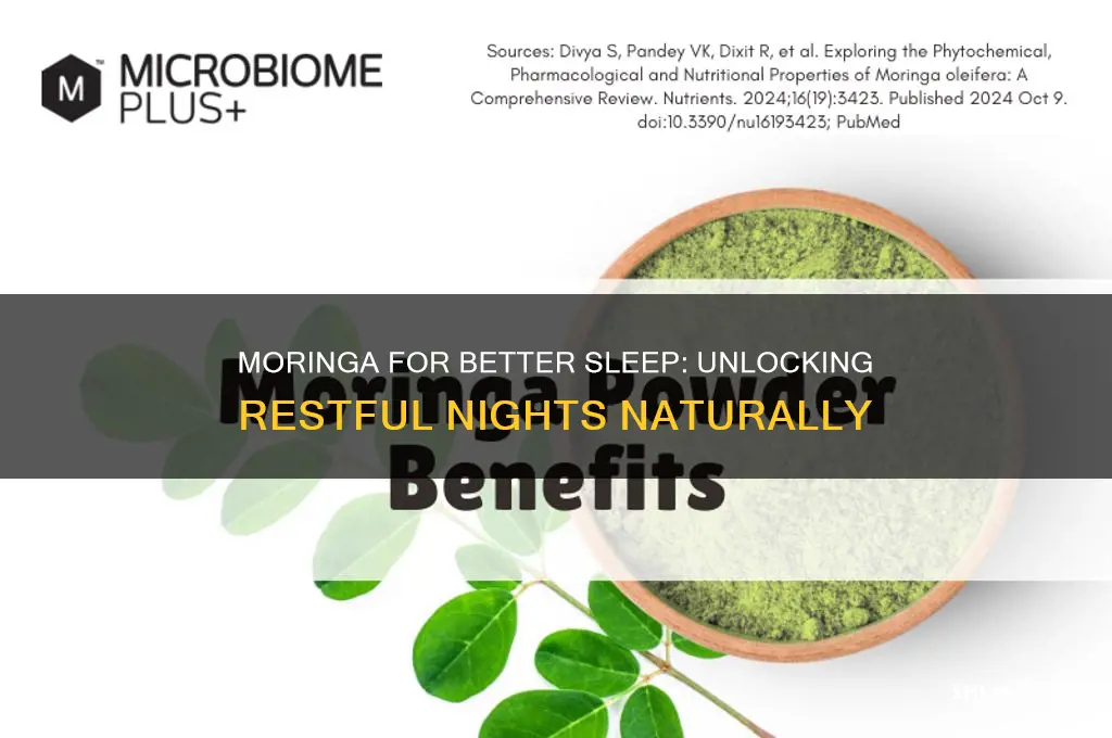 will moringa help me sleep