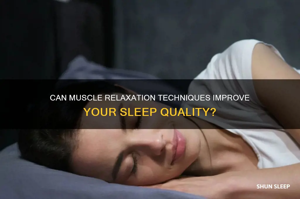will muscle relatives help ne sleep