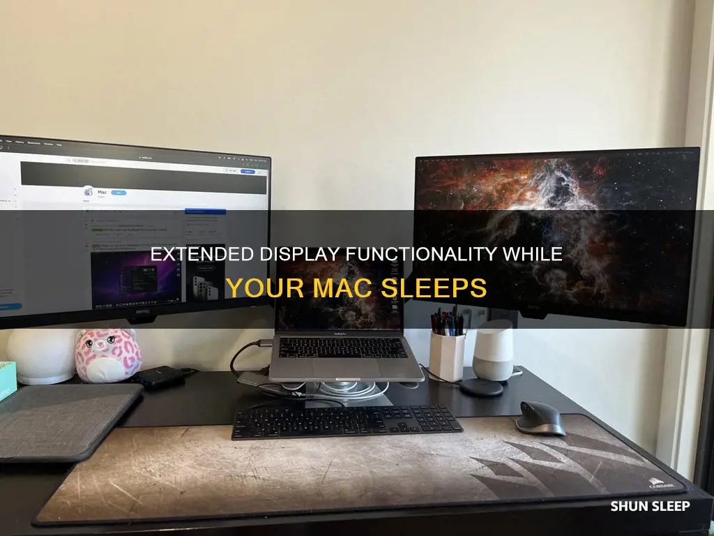will my extended display work even if i sleep mac