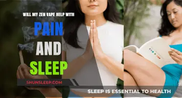 Zen Vape for Pain Relief and Better Sleep: What to Expect