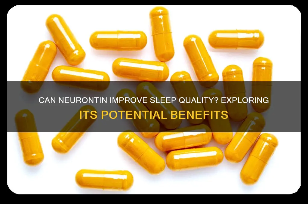 will neurontin help with sleep