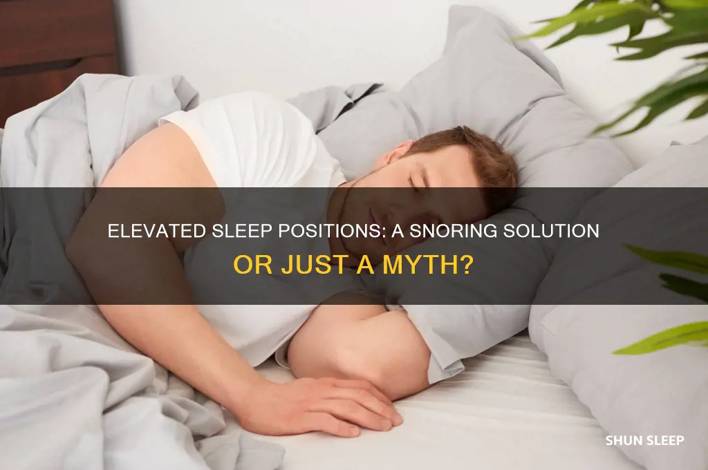 will not completely laying down while sleeping help reduce snoring