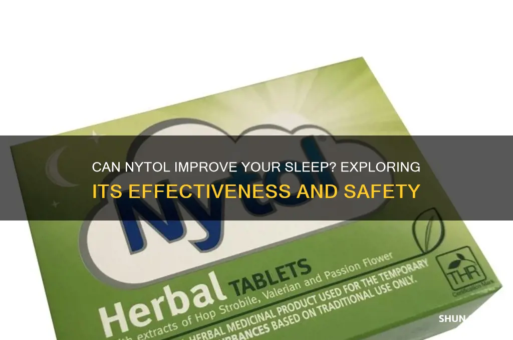 will nytol help me sleep