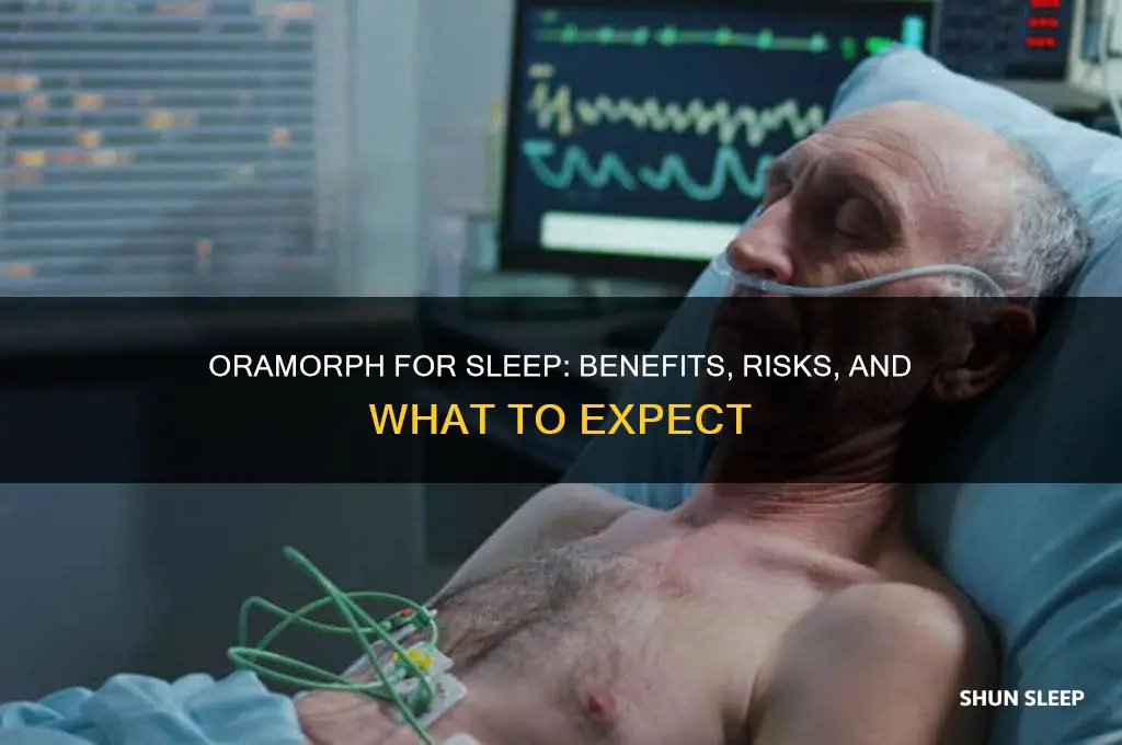 will oramorph help me sleep
