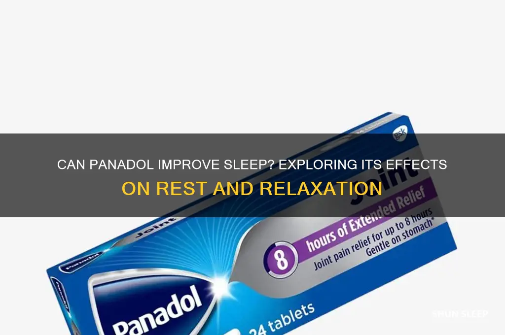 will panadol help me sleep