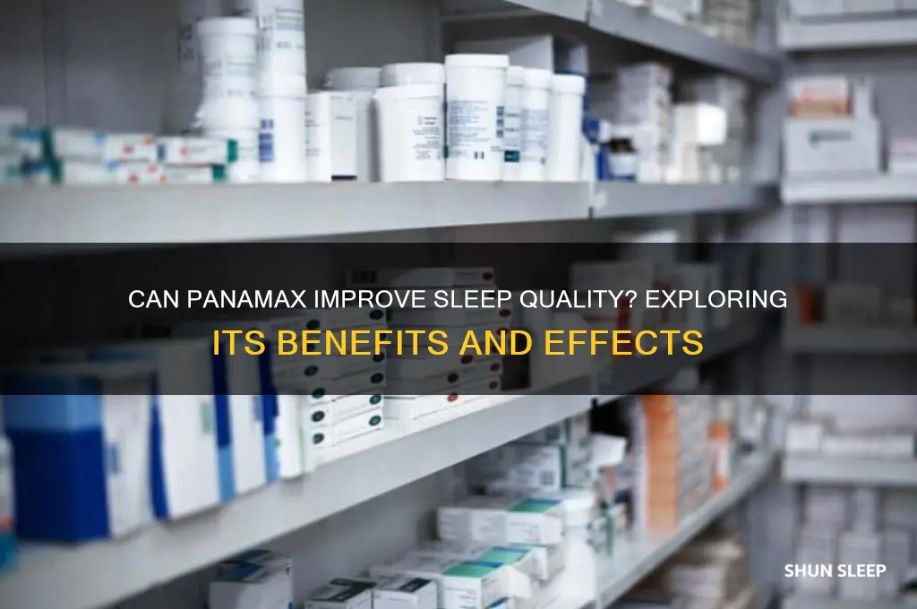 will panamax help me sleep