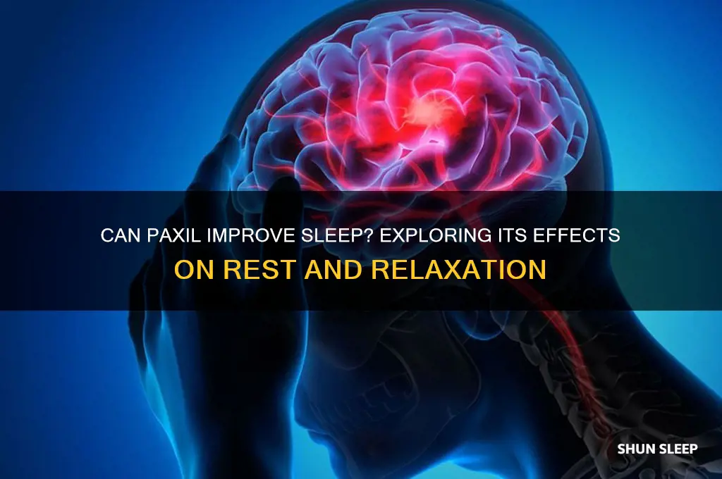 will paxil help me sleep