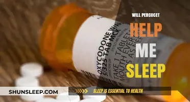 Can Percocet Aid Sleep? Understanding Risks and Alternatives for Rest