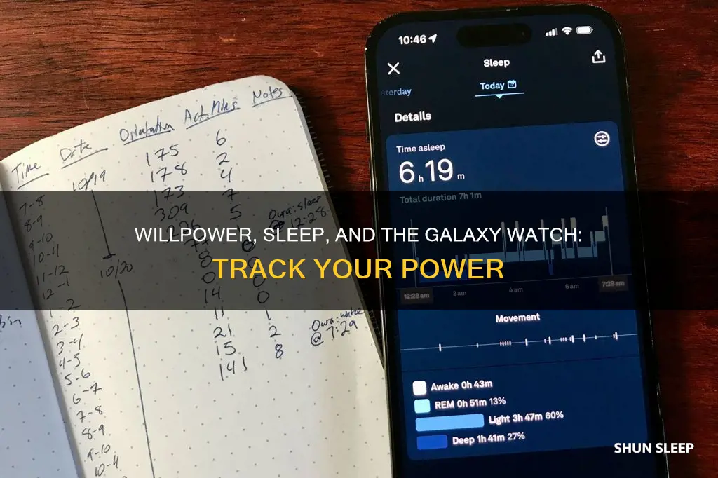 will power save track sleep galaxy watch