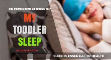 Can Premium Hemp Oil 1000mg Improve Toddler Sleep Quality?