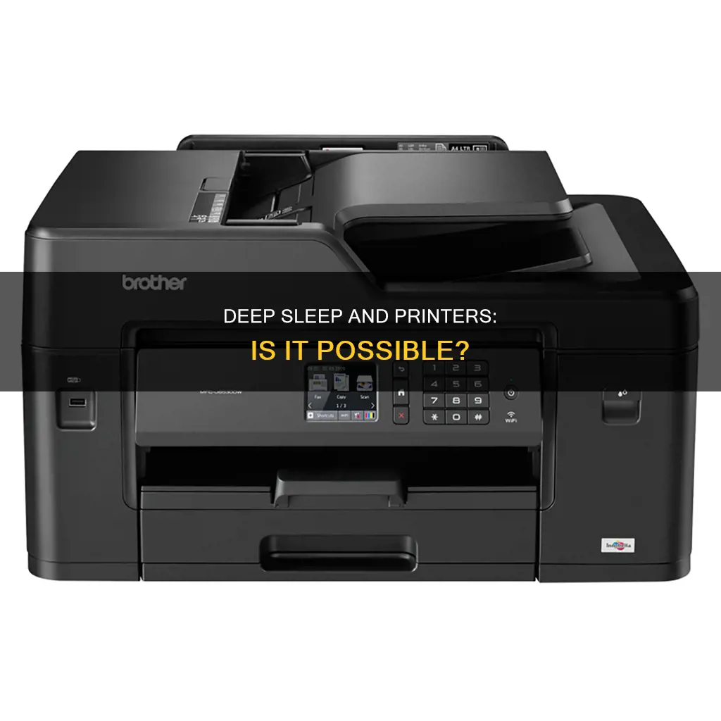 will printer work while in deep sleep