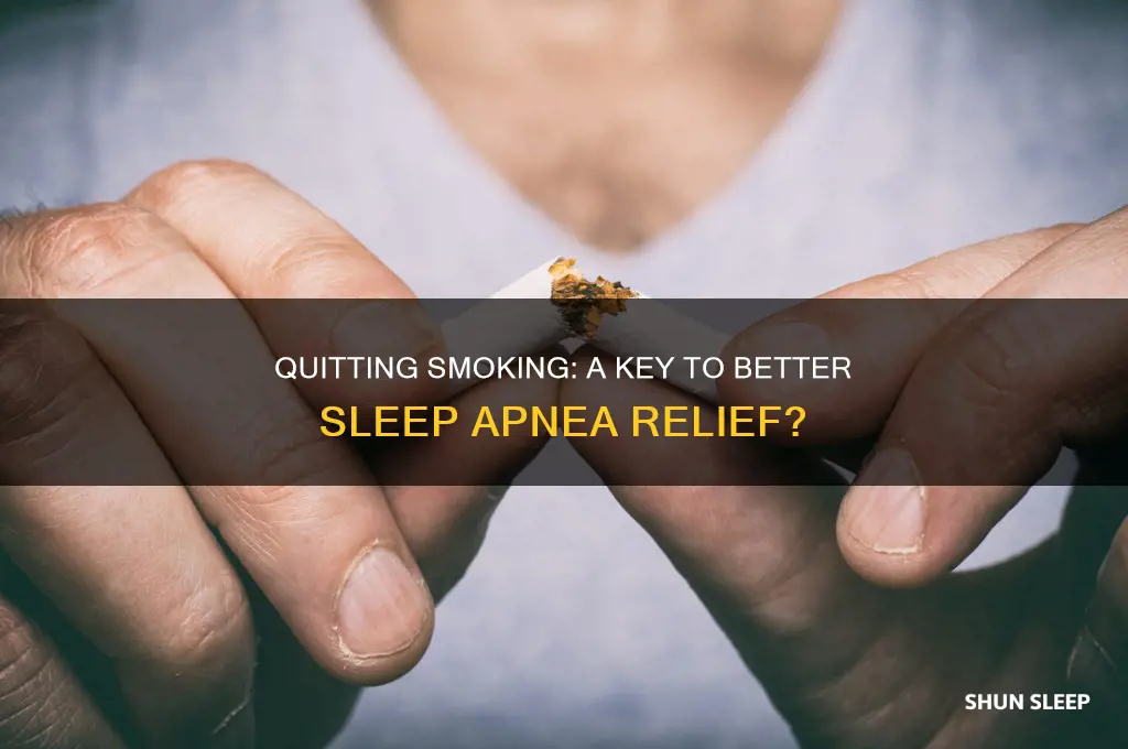 will quitting smoking help sleep apnea