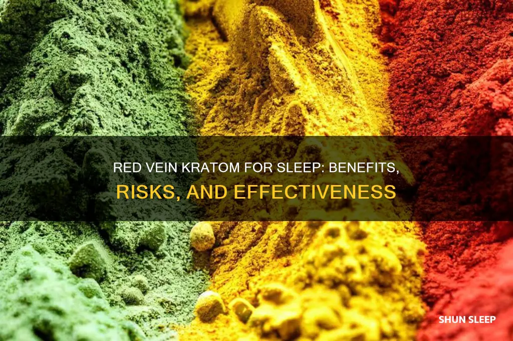 will red vein kratom help me sleep