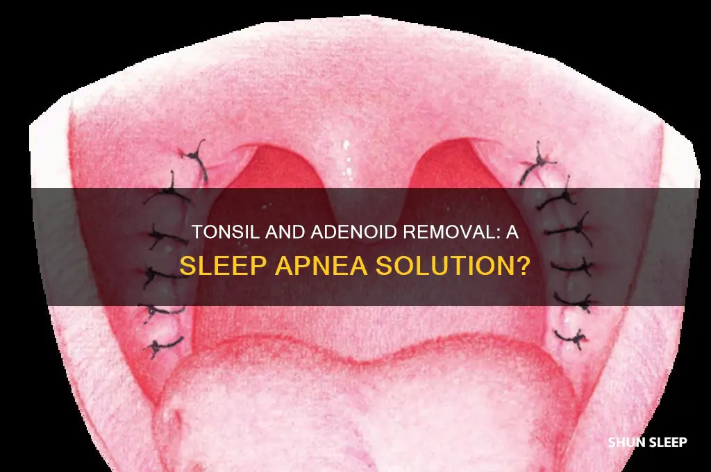 will removing my tonsils and adnoids help my sleep apnea