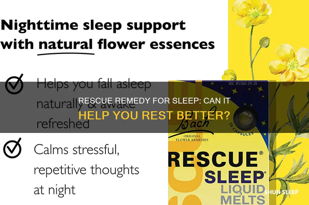 will rescue remedy help me sleep