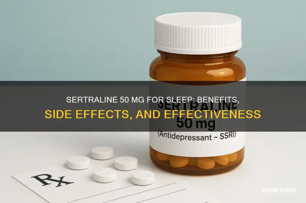 will sertraline 50 mg help me sleep