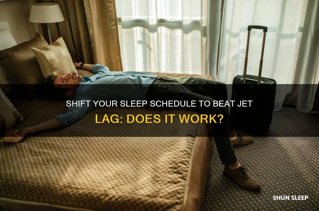 will shifting your sleep schedule help jet lag