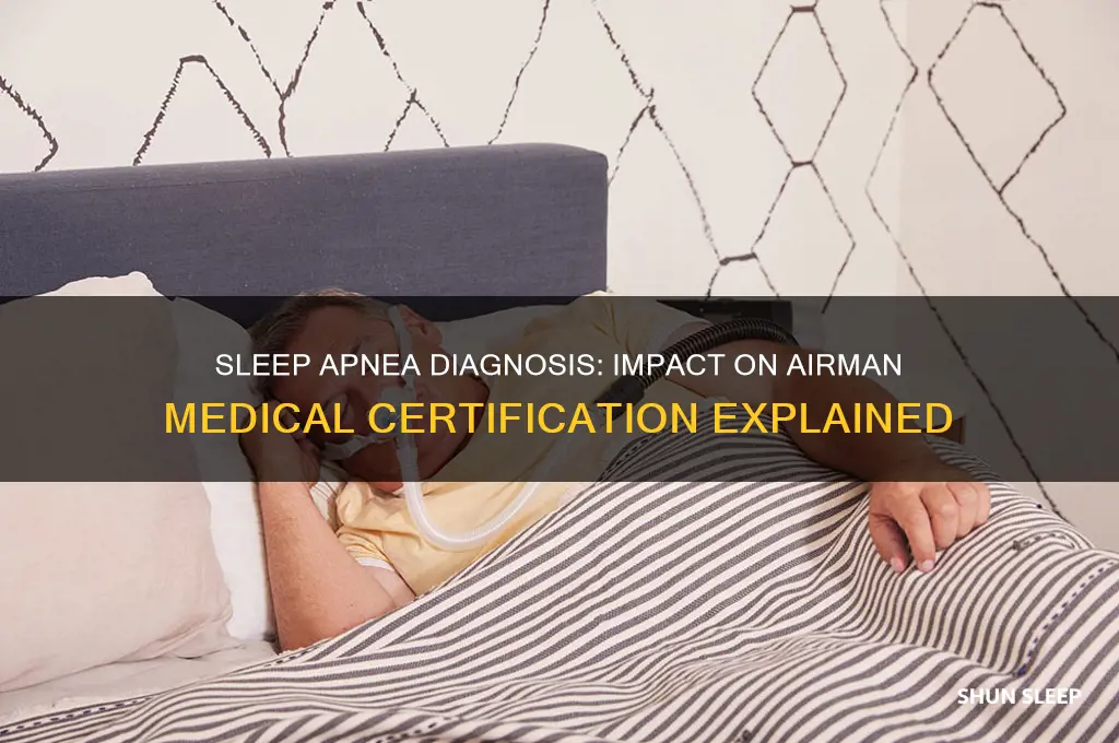 will sleep apnea diagnosis affect getting my airman certificate