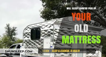 Sleep Country Old Mattress Pick-Up: What's the Deal?