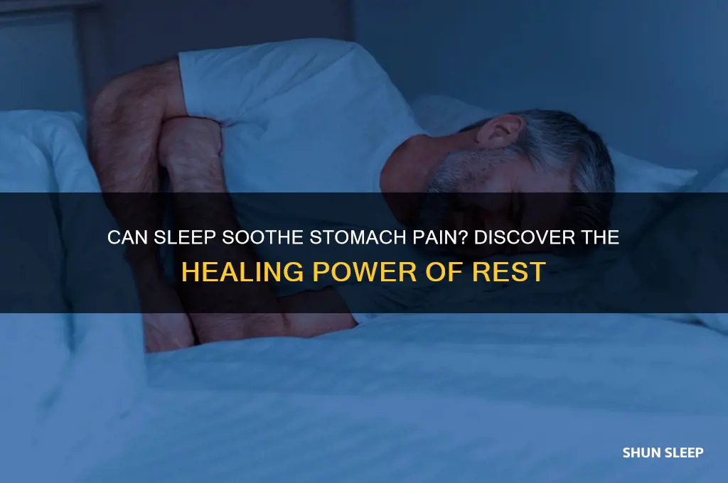 will sleep help a stomach ache
