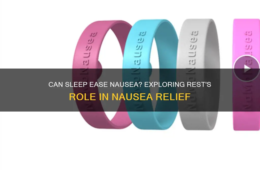 will sleep help nausea