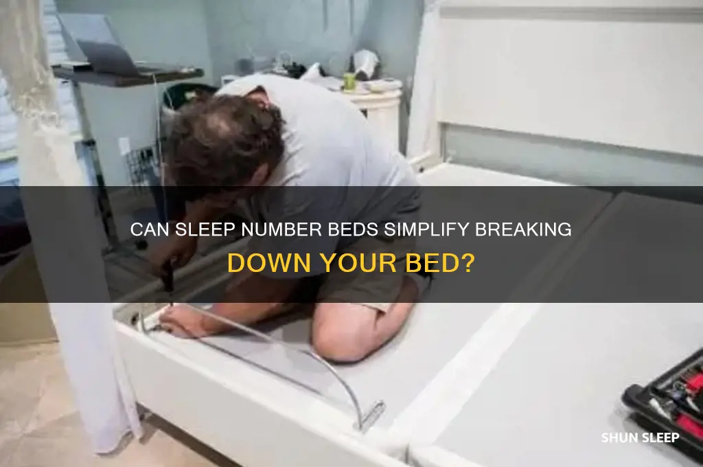 will sleep number help me break down bed