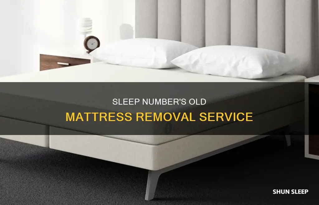 will sleep number remove old mattress