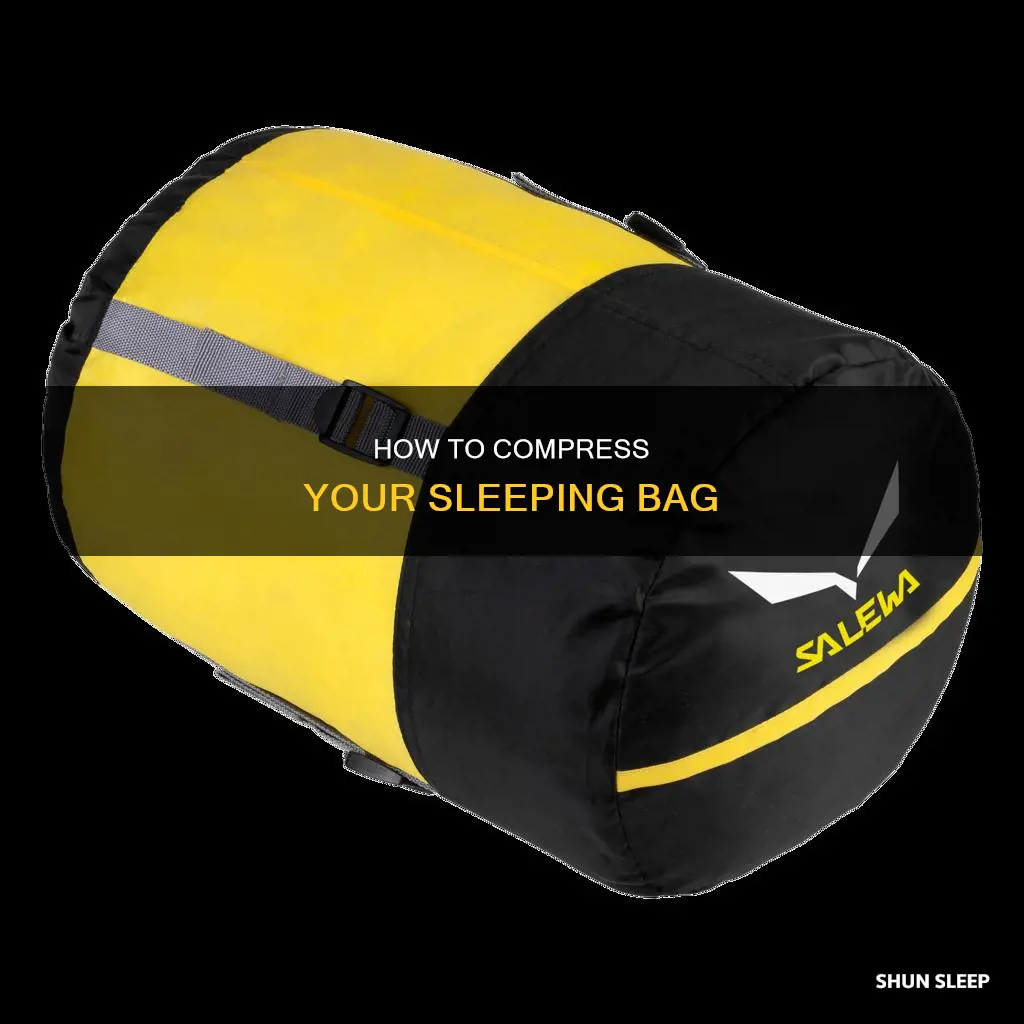 will sleeping bag fit in compression stuff sack 4l
