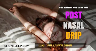 Sleeping Face Down: Effective Relief for Post Nasal Drip?