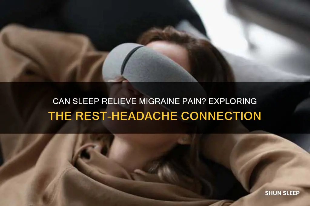 will sleeping help a migraine