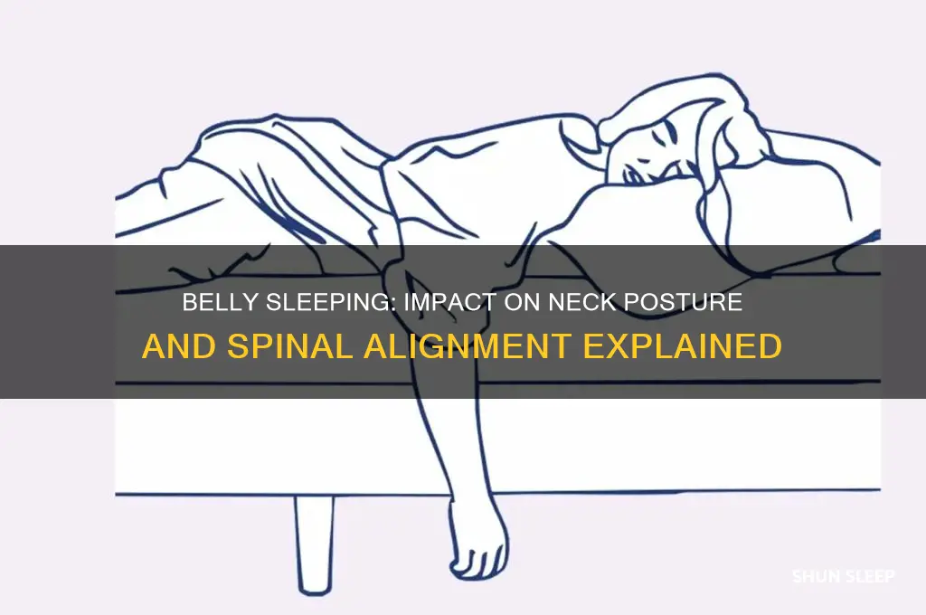 will sleeping on belly help neck powture