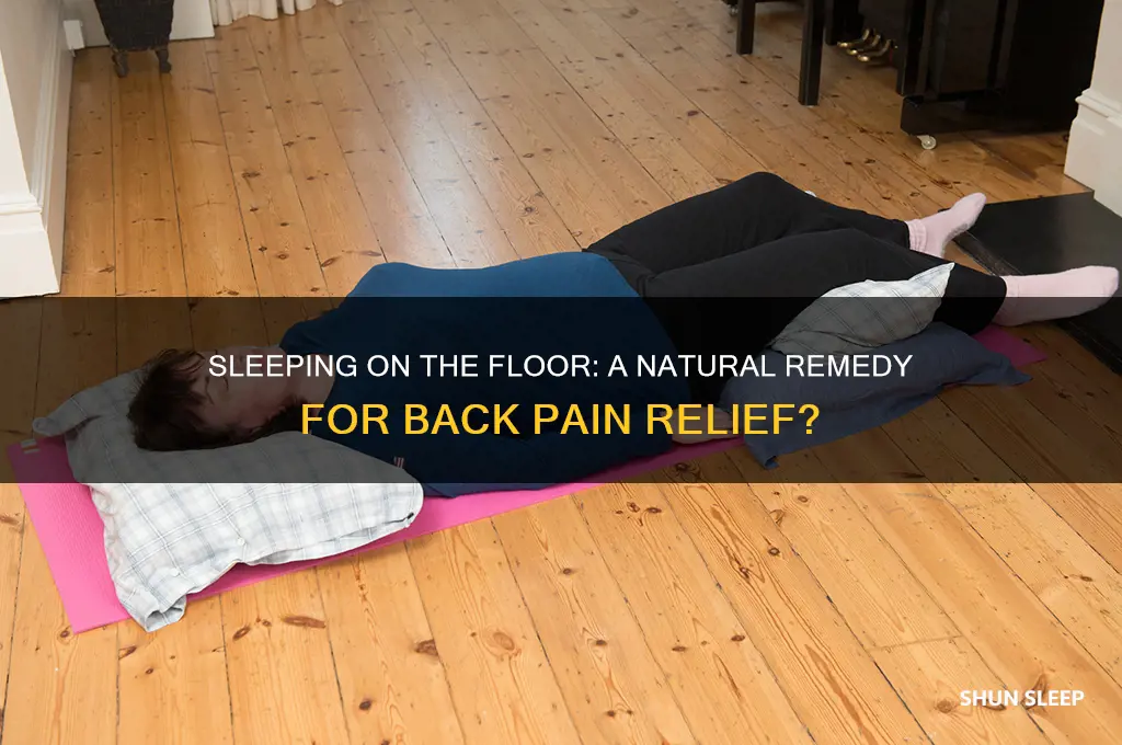 will sleeping on floor help back