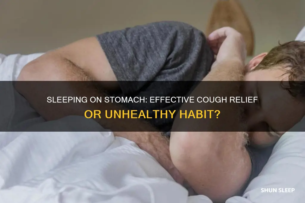 will sleeping on stomach help cough