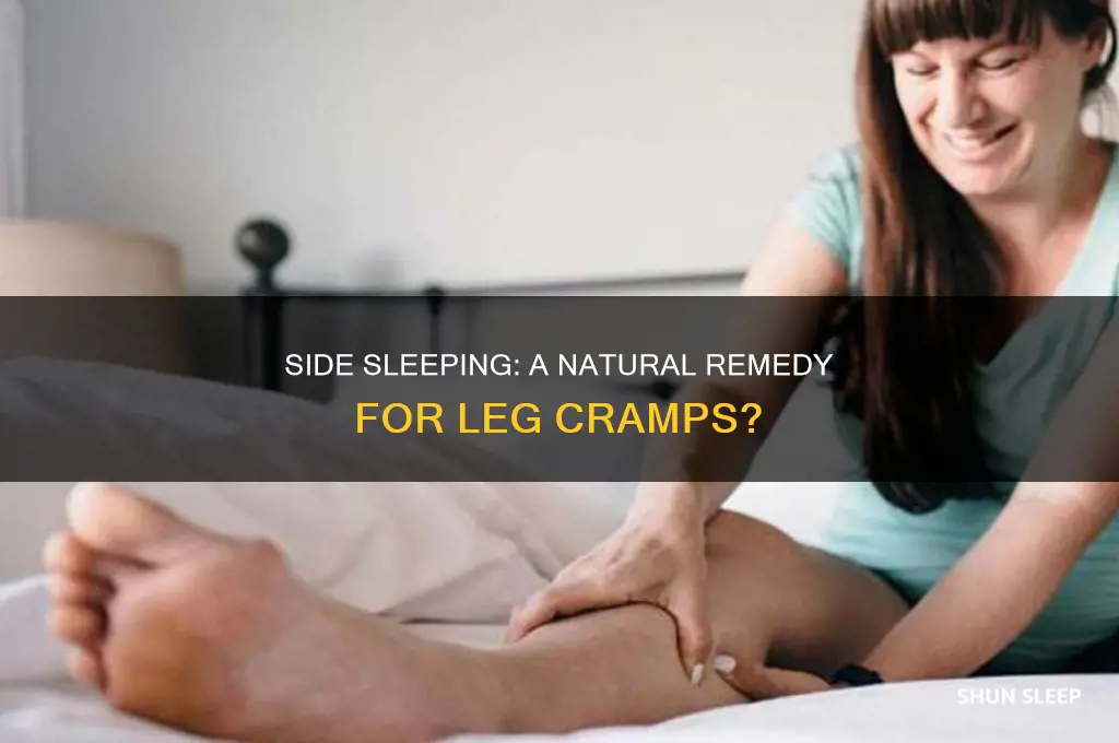 will sleeping on your side help to stop leg crampa