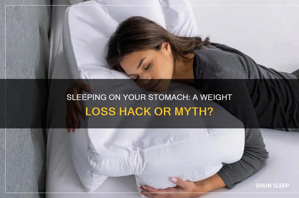will sleeping on your stomach help you lose weight