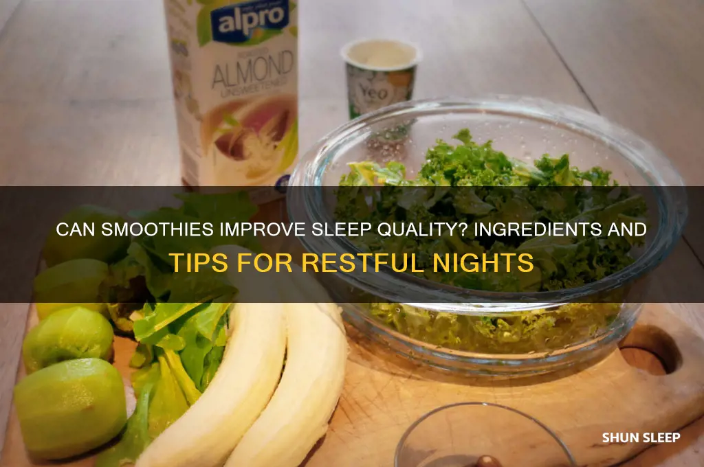 will smoothies help you sleep