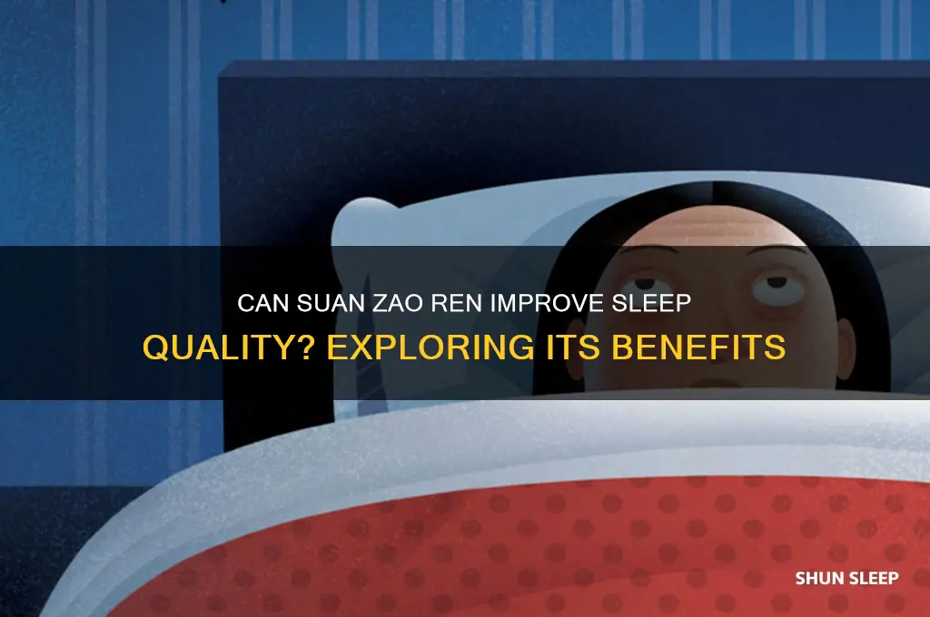 will suan zao ren help sleep
