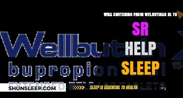 Switching from Wellbutrin XL to SR: Can It Improve Sleep?