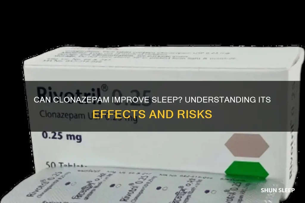 will take vlonazapam help me sleep
