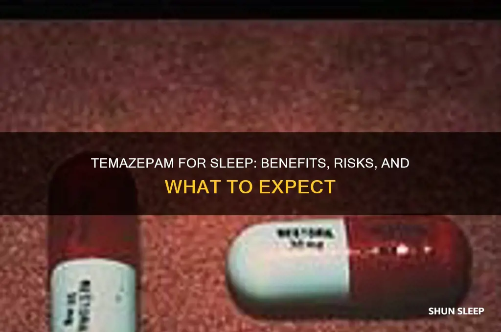 will temazepam help me sleep