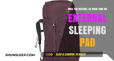 External Sleeping Pad: Kestrel 32 Pack Compatibility